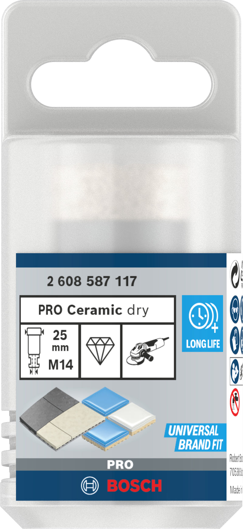 Bosch DrySpeed Diamond Cutter 25mm