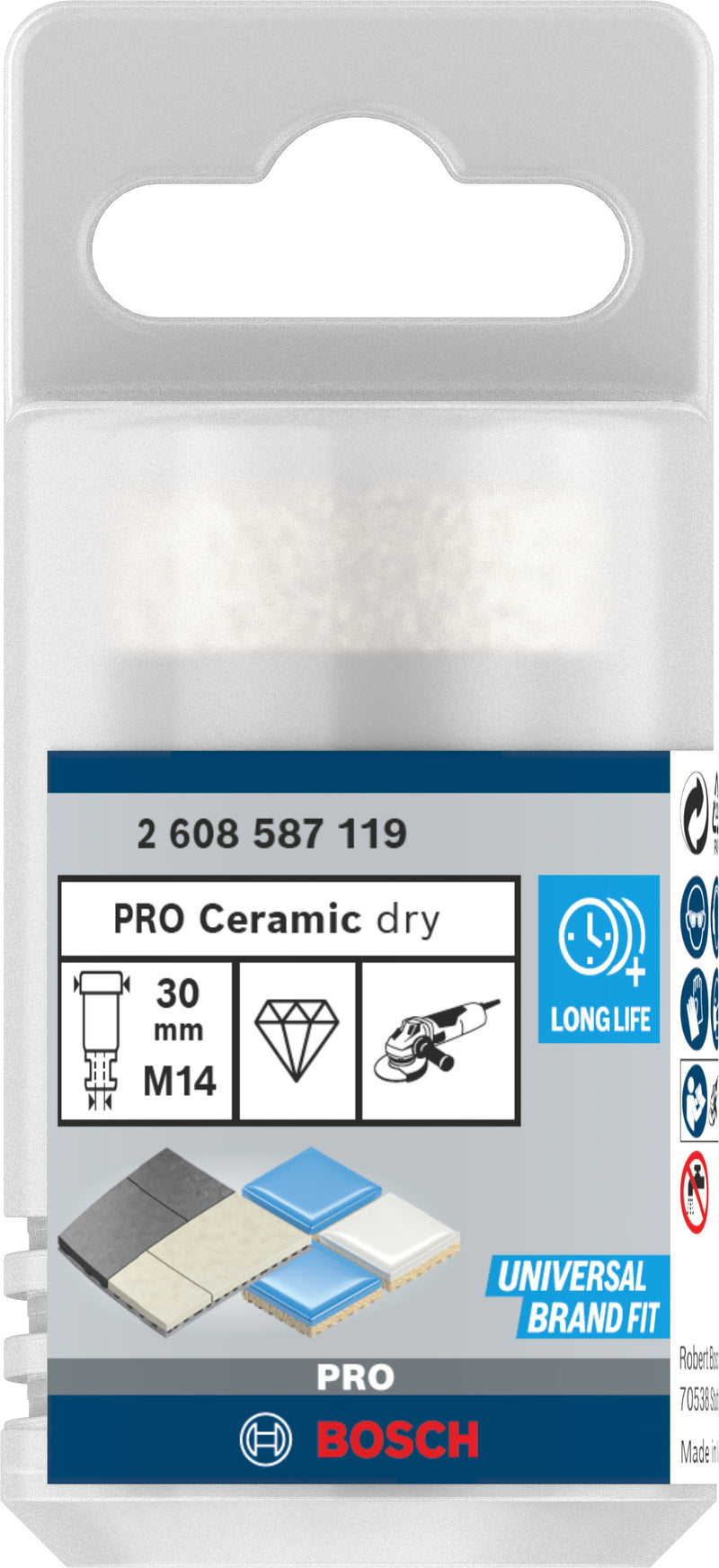 Bosch DrySpeed Diamond Cutter 30mm