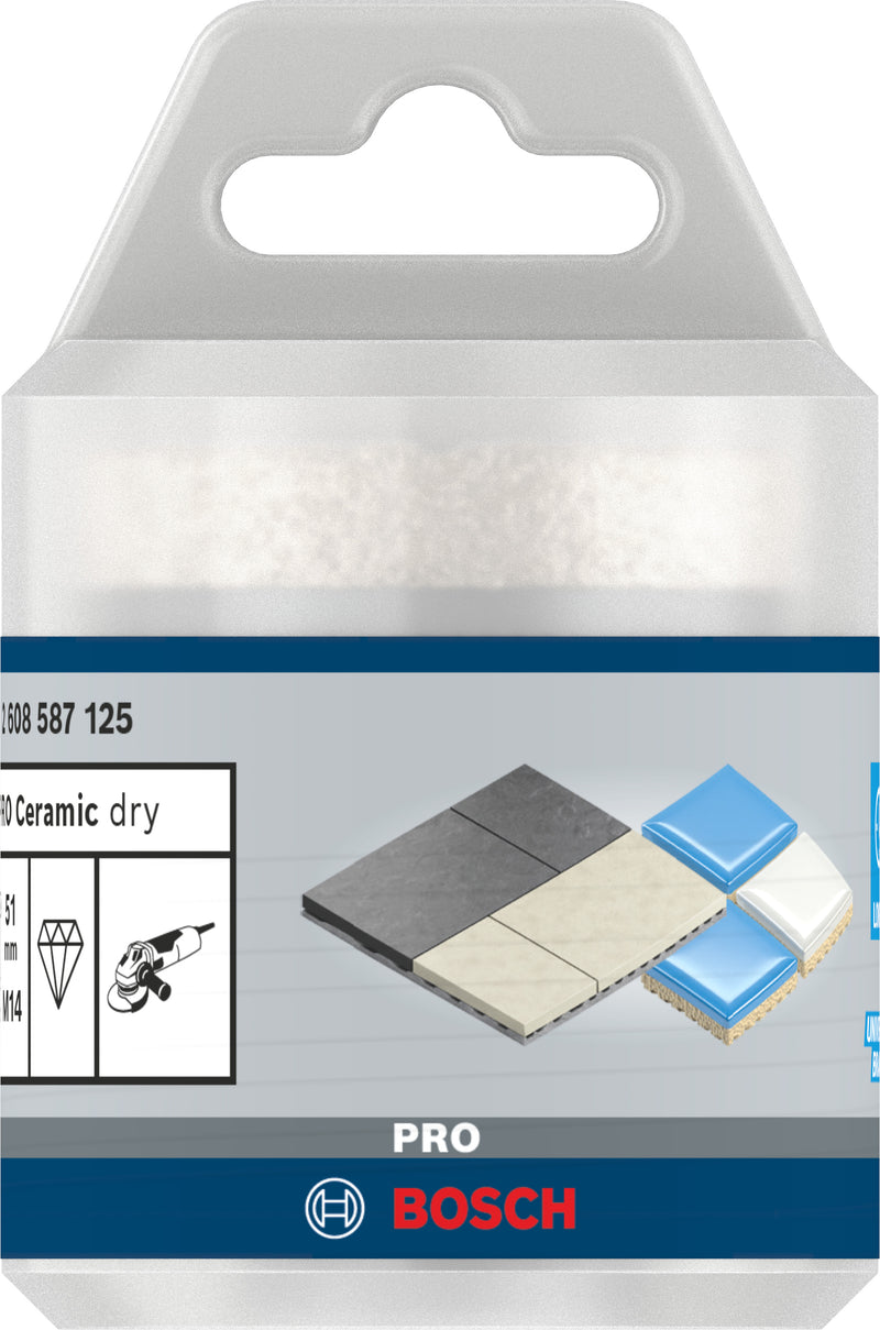 Cortador de diamante Bosch DrySpeed ​​de 51 mm