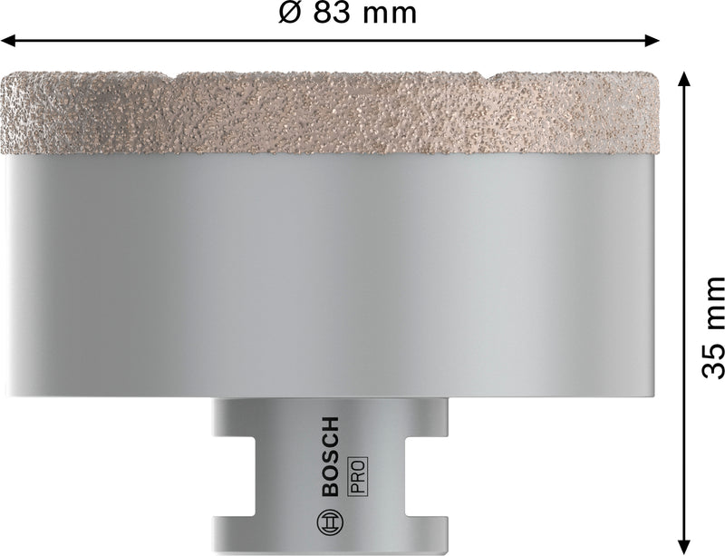 Bosch DrySpeed Diamond Cutter 83mm