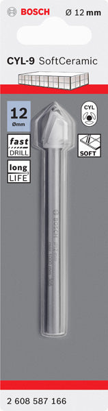 Broca Bosch para azulejos CYL-9 Cerâmica, 12 x 90 mm