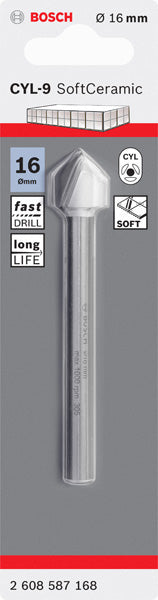 Broca para azulejos Bosch CYL-9 Cerámica, 16 x 90 mm
