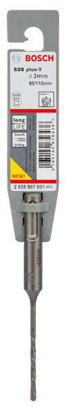 Bosch Hammer Drill Bit SDS-Plus-5, 3x50x110