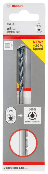 Bosch Carbide-Tipped Drill 5X50X100