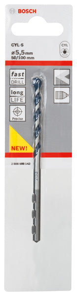 Bosch Carbide-Tipped Drill 5.5X50X100