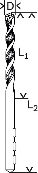 Bosch Carbide-Tipped Drill 6X200X250