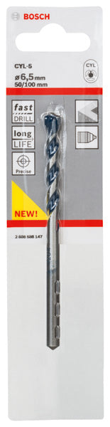 Bosch Carbide-Tipped Drill 6.5X50X100