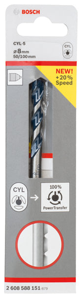 Bosch Carbide-Tipped Drill 8X50X100