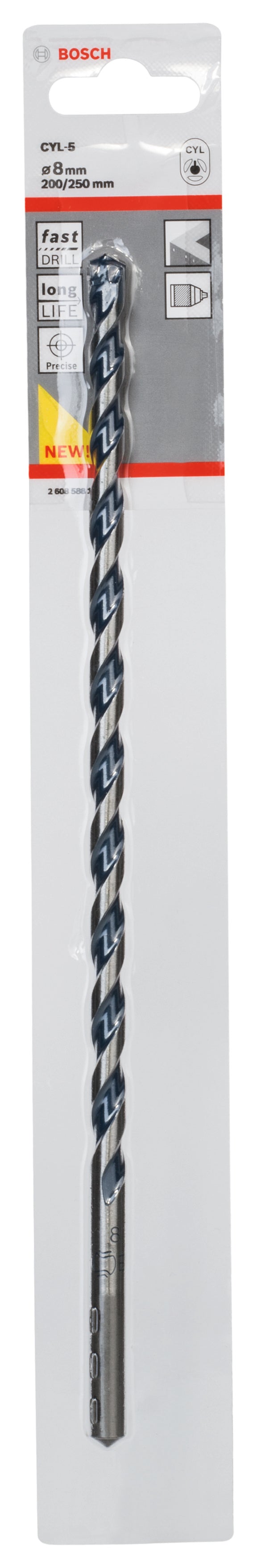 Bosch Carbide-Tipped Drill 8X200X250