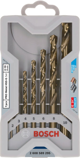 Conjunto de brocas para metal Bosch HSS-G Mini X-Line