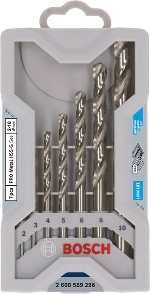 Bosch PRO Stainless Steel HSS-Co Metal Drill Set, 7 pcs.