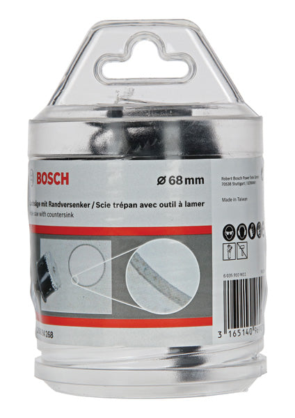 Bosch Hole Saw with countersink 68mm