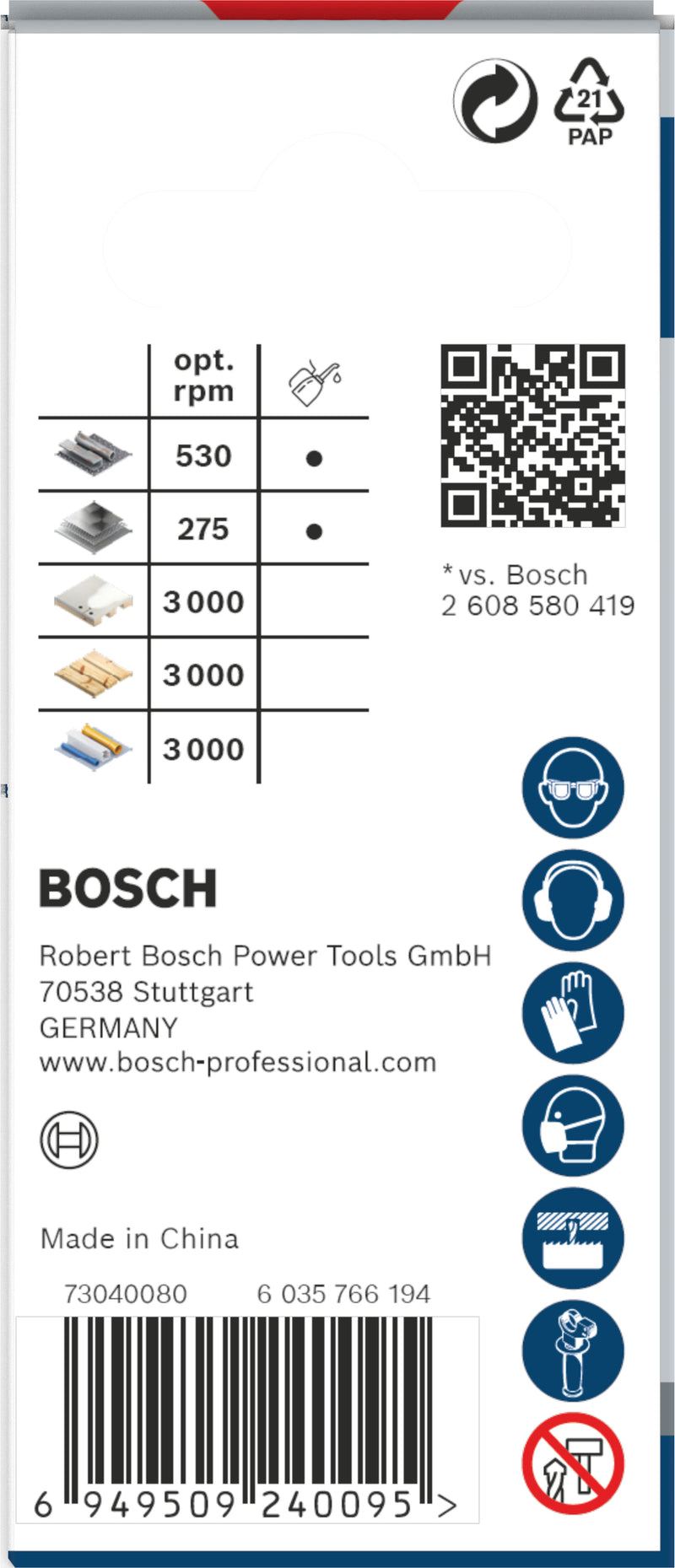 Serra Copo Bosch P MM B 16MM