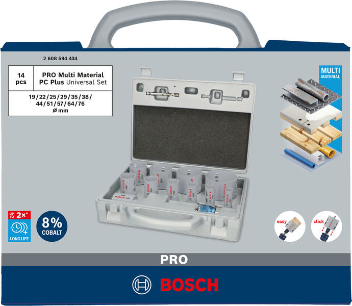 Conjunto de serras copo Bosch P MM B 14P