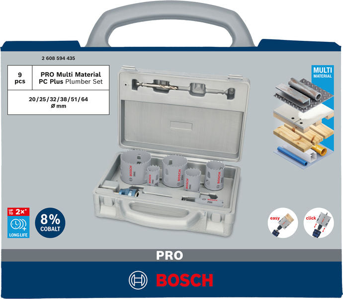 Bosch Hole Saw Set P MM B 9P Set
