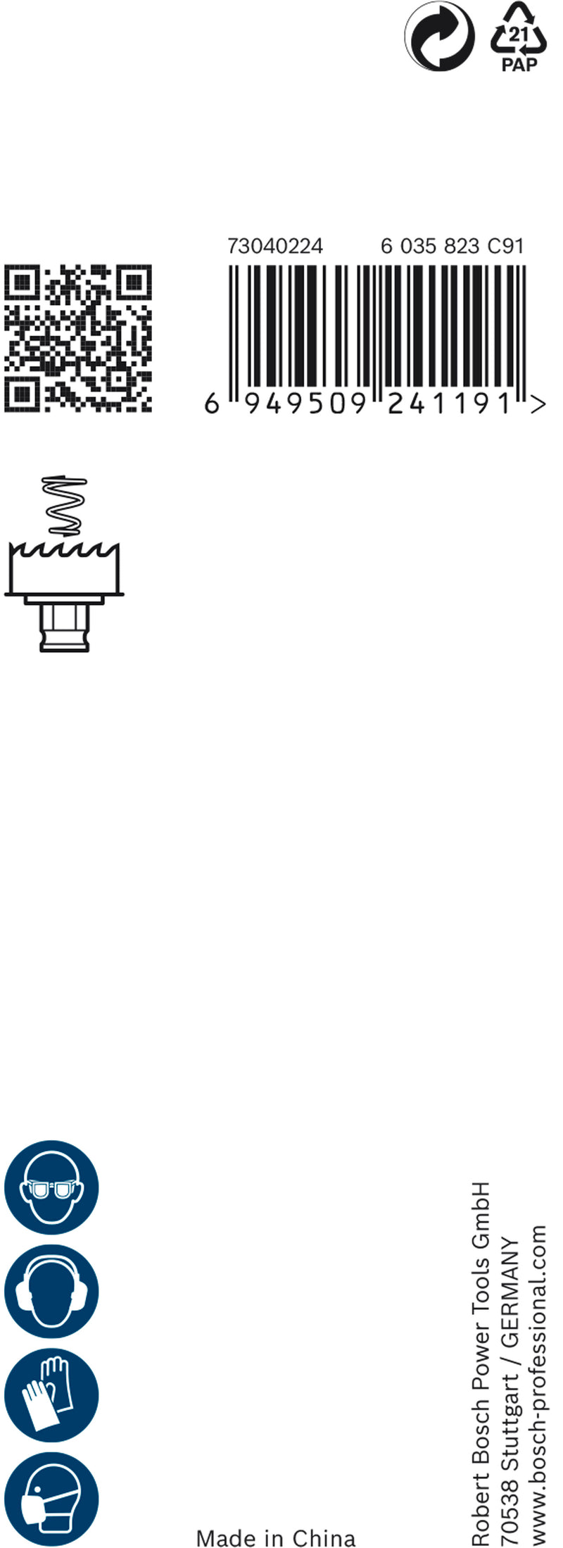 Bosch PRO PC Plus SheetMetal Auswurffeder 2Stk