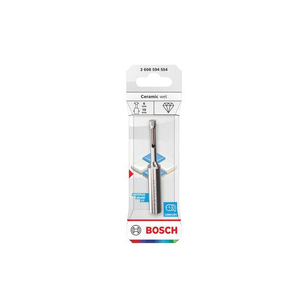 Accesorios Bosch Brocas de diamante (broca de cerámica húmeda, 6 x 10 x 30 mm)
