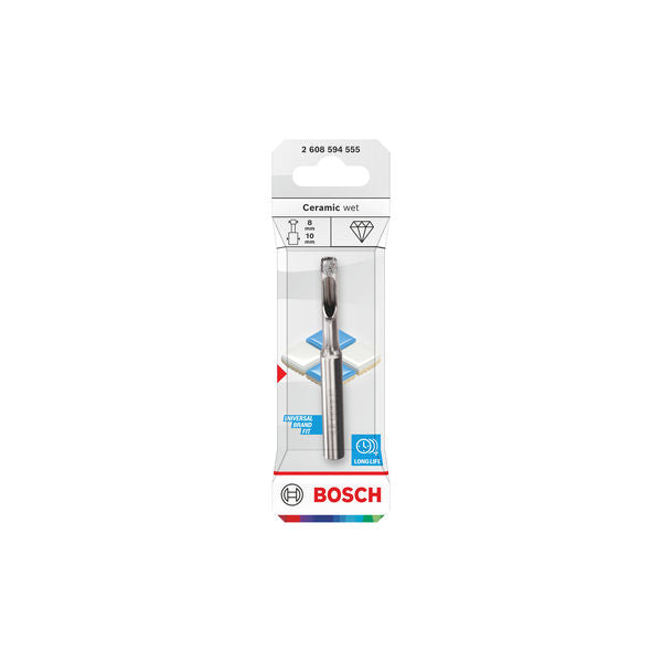 Accesorios Bosch Brocas de diamante (broca de cerámica húmeda, 8 x 10 x 30 mm)