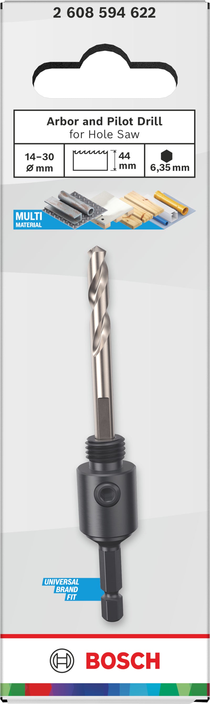 Serras craneanas Bosch Accessories (Eixo e broca de centrar para serra craniana, 14-30 x 44 mm)