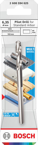 Serras craneanas Bosch Accessories (Pilot Drill for Standard Arbor, HSS-G, 6.35 x 44 mm)
