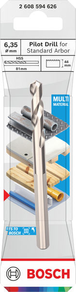Serras craneanas Bosch Accessories (Pilot Drill for Standard Arbor, HSS-G, 6.35 x 44 mm)