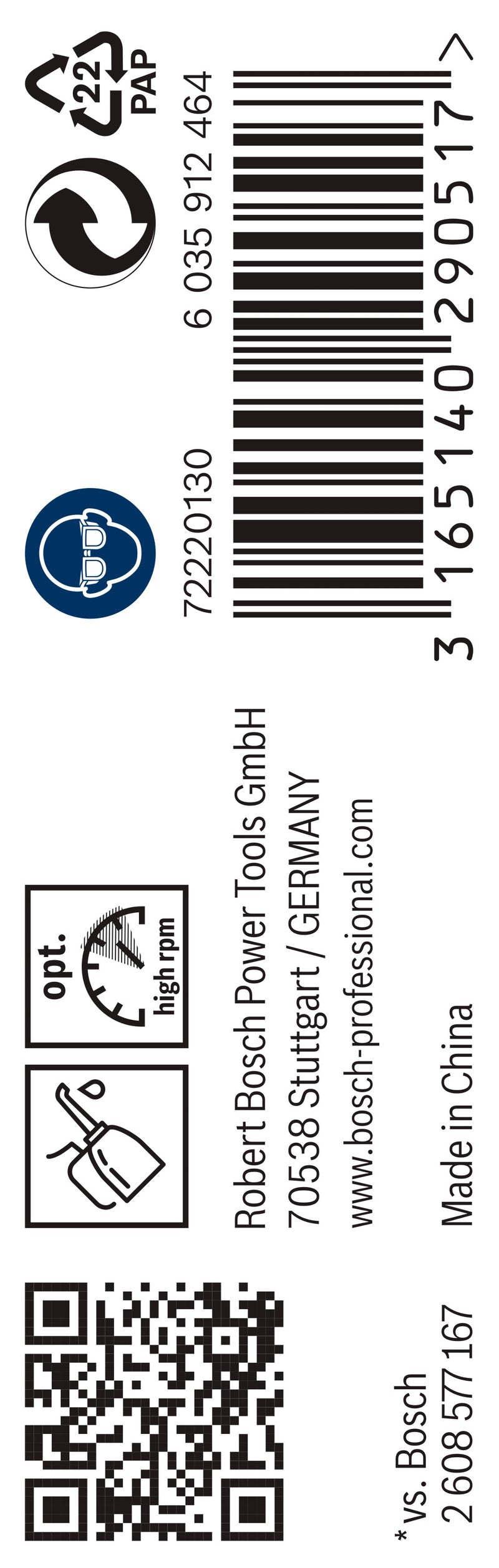 Bosch Twist Drill 2.0 mm HSS-G (10pack)