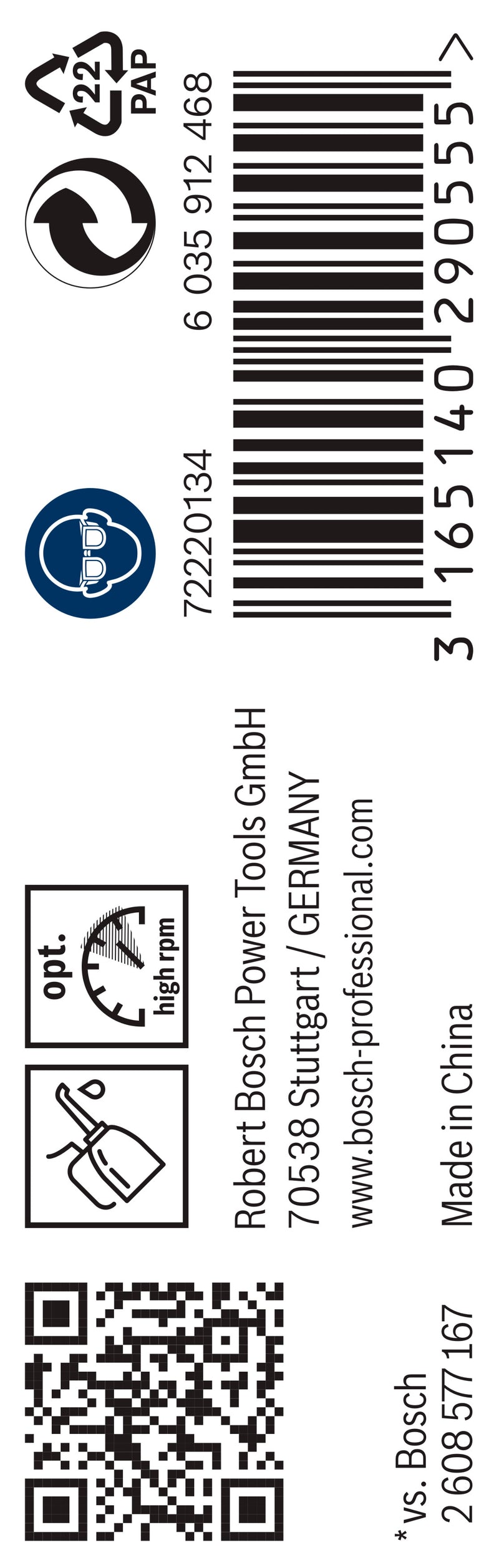 Bosch Twist Drill 3.0 mm HSS-G (10pack)