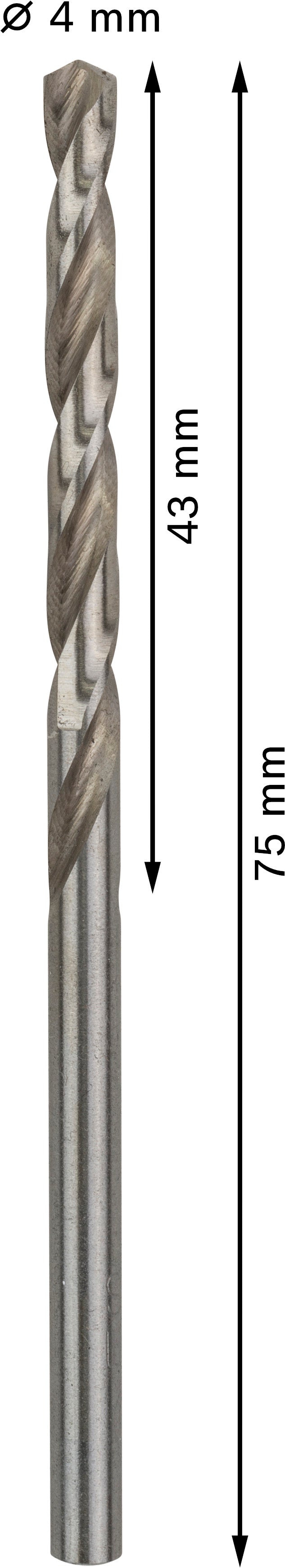 Bosch Twist Drill 4.0 mm HSS-G (10pack)