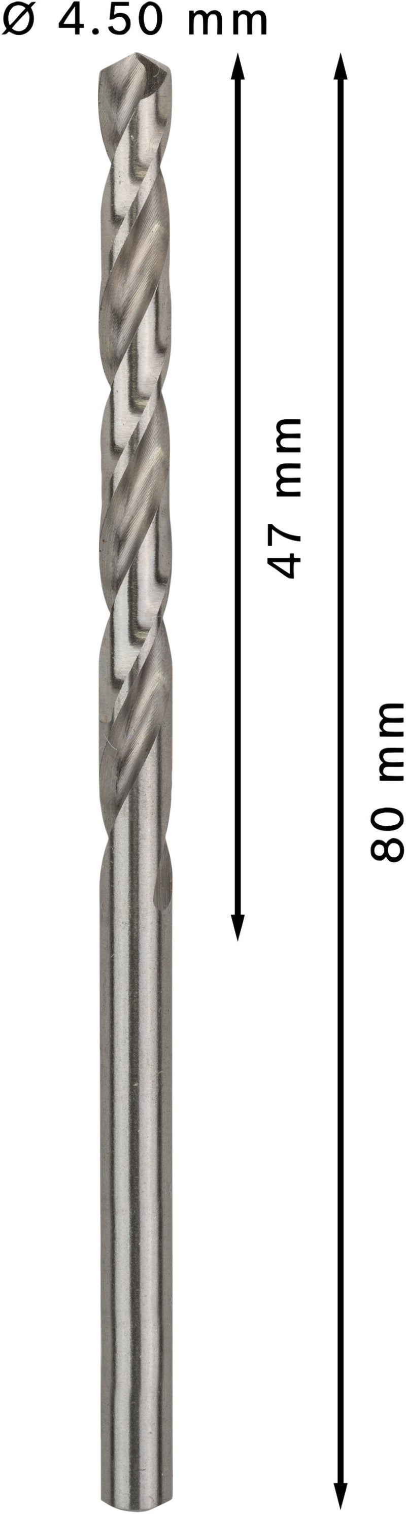 Bosch Twist Drill 4.5 mm HSS-G (10pack)