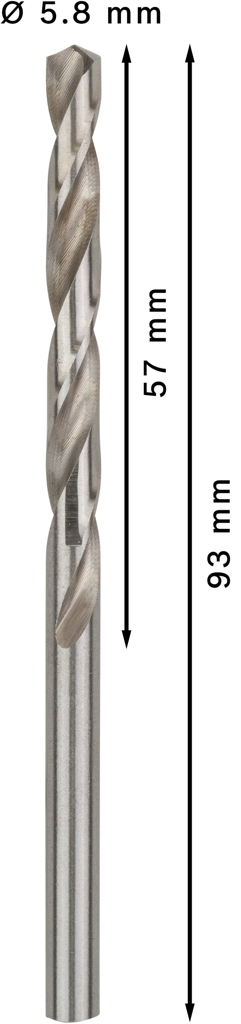 Bosch Twist Drill 5.8 mm HSS-G (10pack)