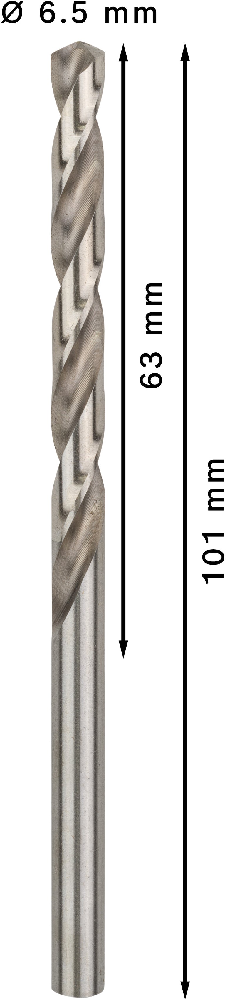 Bosch Twist Drill 6.5 mm HSS-G (10pack)