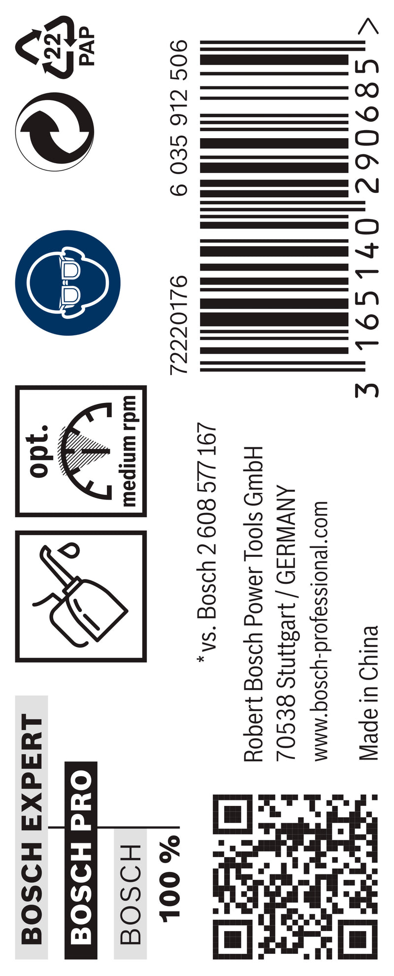 Bosch Twist Drill 6.5 mm HSS-G (10pack)