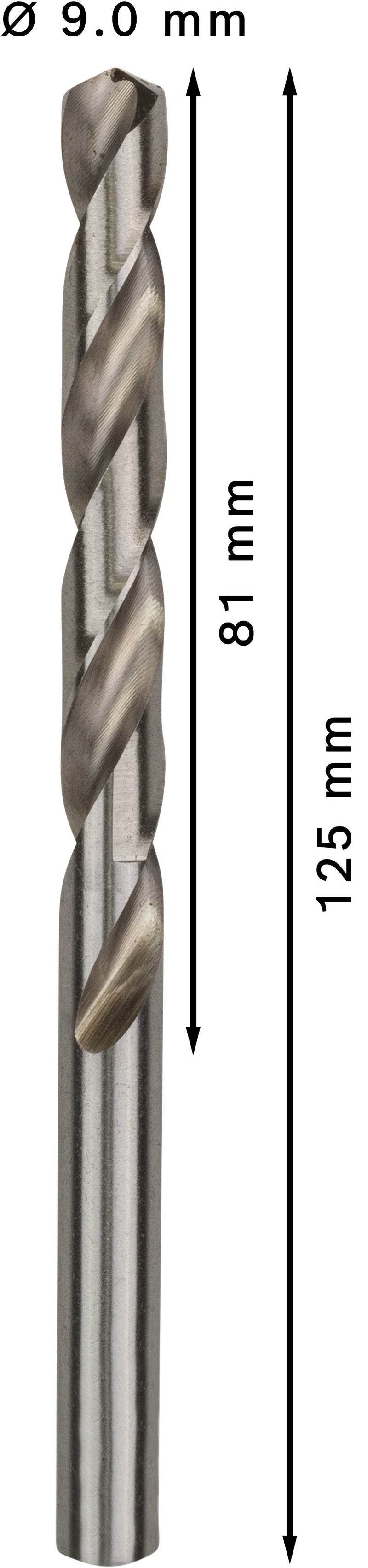 Bosch Twist Drill 9.0 mm HSS-G 135 (5pack)