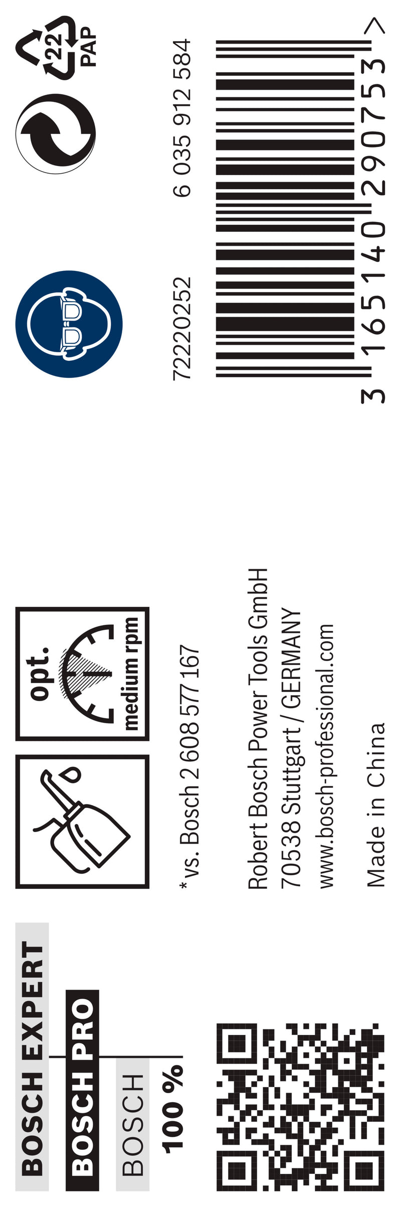 Bosch Twist Drill 9.0 mm HSS-G 135 (5pack)