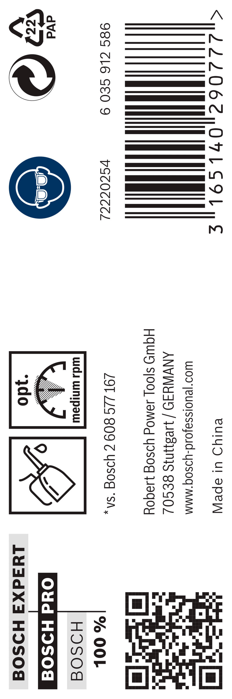 Bosch Twist Drill 10.0 mm HSS-G 135 (5pack)