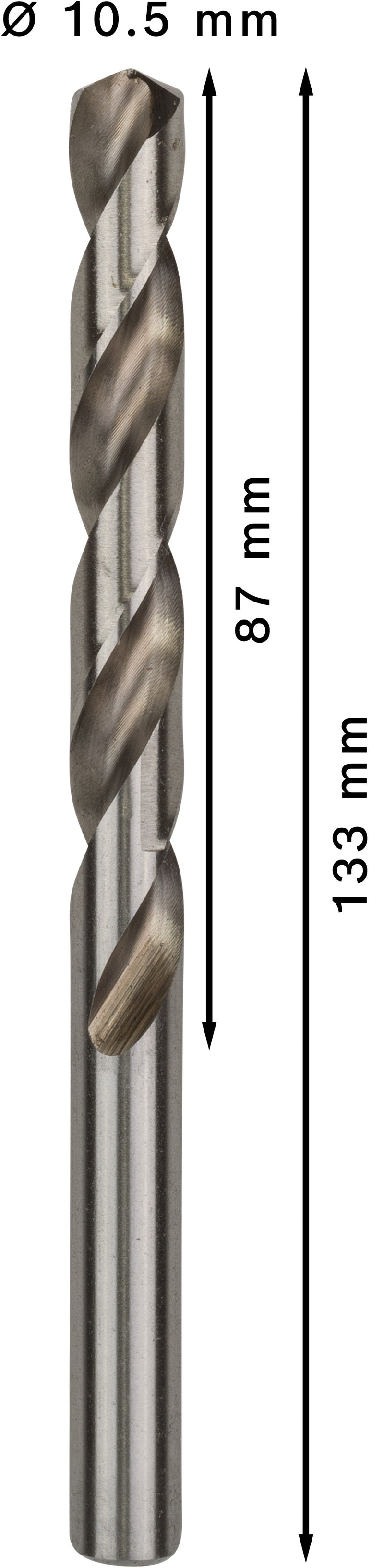 Berbequim helicoidal Bosch 10,5 mm HSS-G 135 (embalagem de 5)