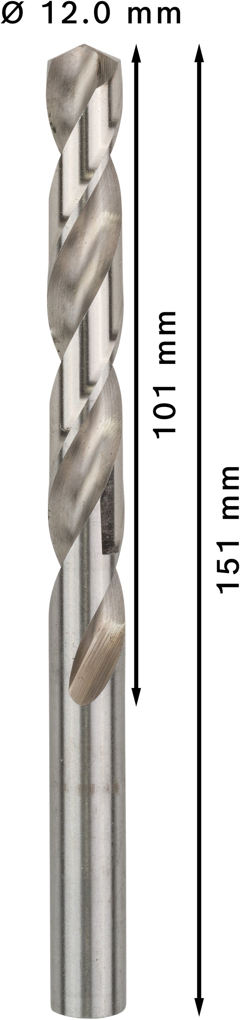 Bosch Twist Drill 12.0 mm HSS-G 135 (5pack)