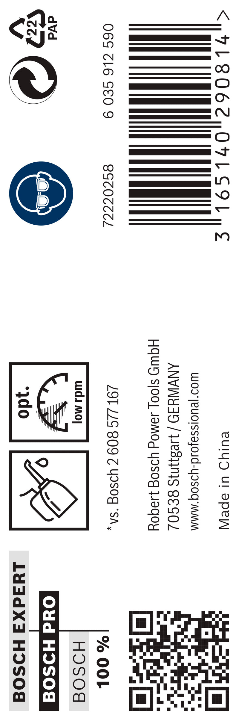Bosch Twist Drill 12.0 mm HSS-G 135 (5pack)