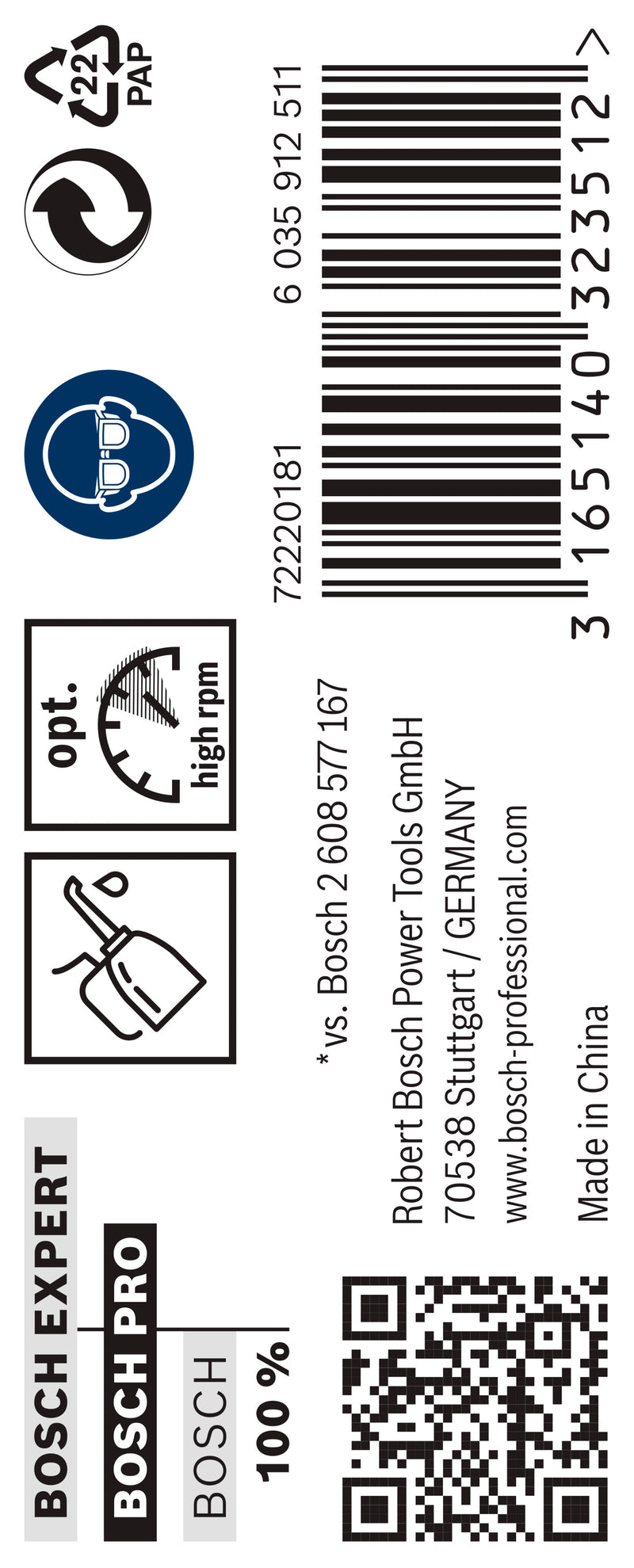 Bosch Twist Drill 4.8 mm HSS-G 10x