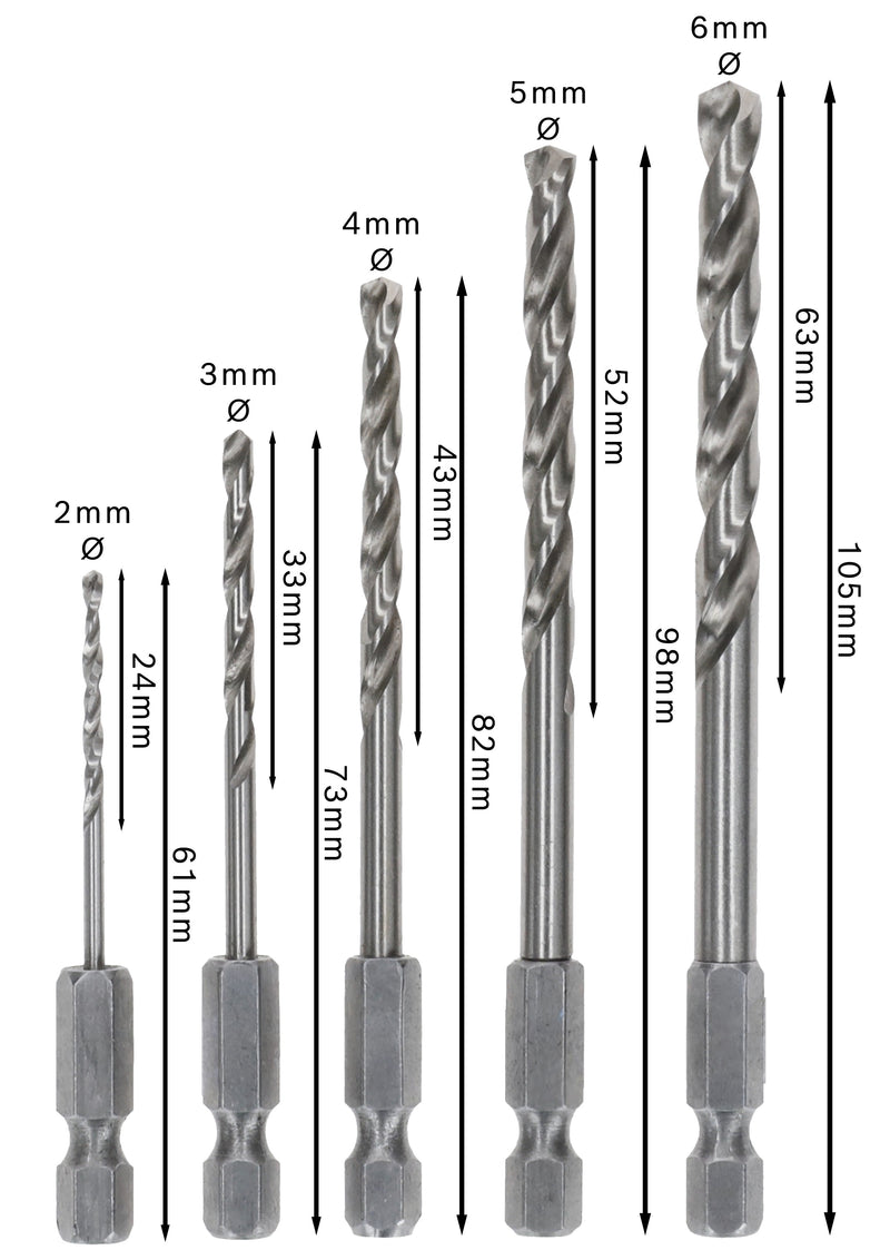Bosch Hexagonal metal drill bit