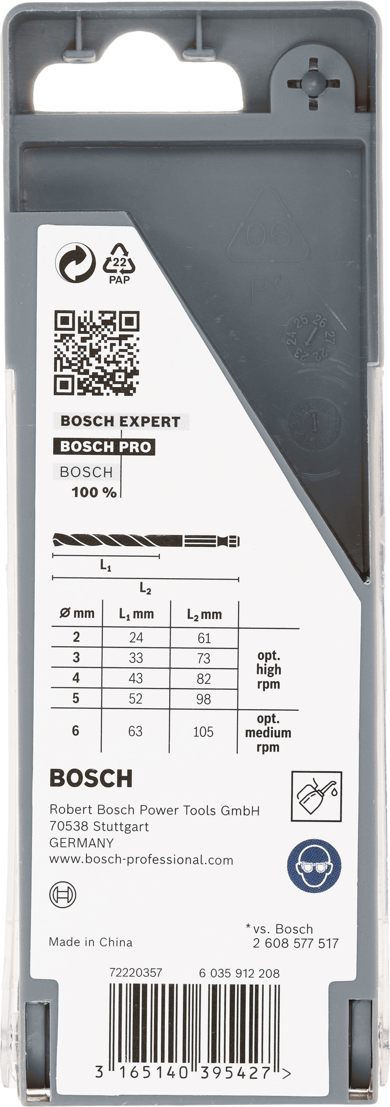 Bosch Hexagonal metal drill bit