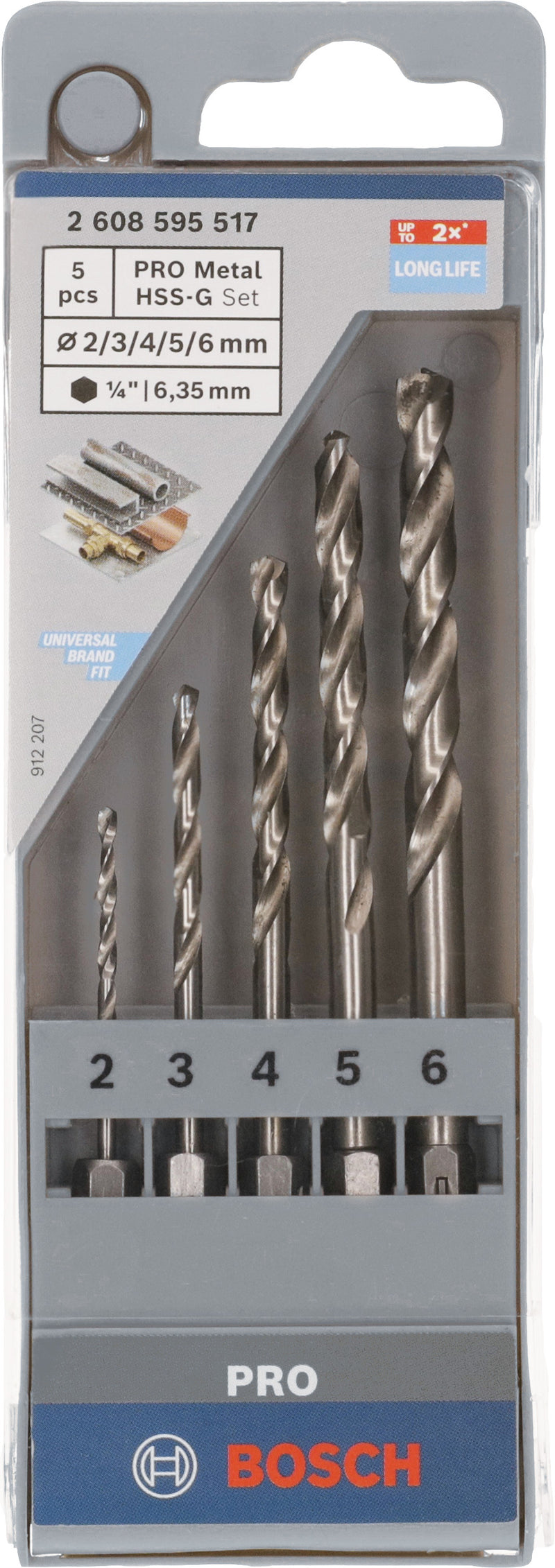 Bosch Hexagonal metal drill bit