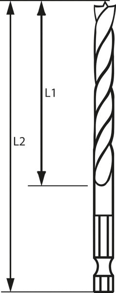 Bosch Hexagonal wood drill bit