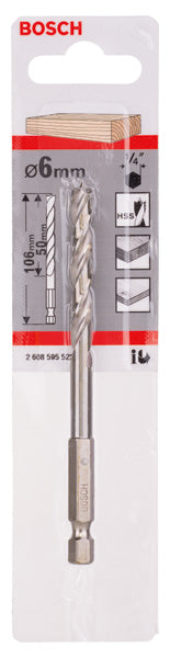 Broca hexagonal para madeira Bosch