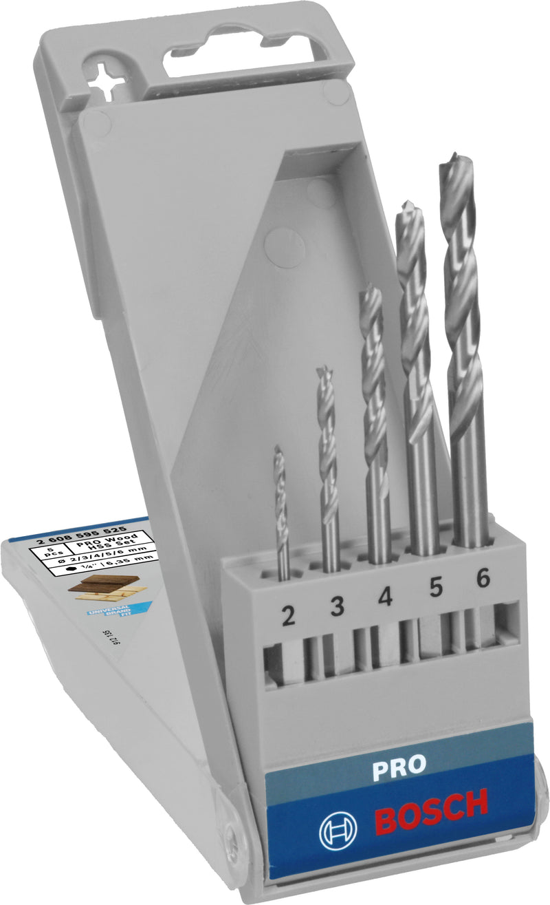 Broca hexagonal para madeira Bosch 2,3,4,5,6 mm