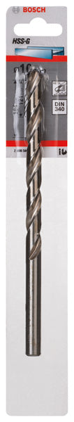 Broca para metal Bosch HSS-G 10,0 mm (DIN 340)