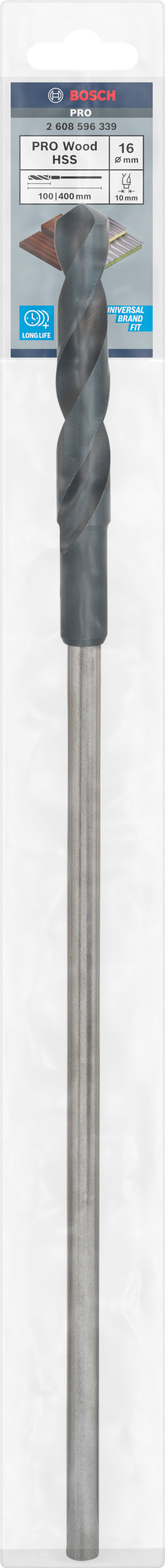 BROCA DE FORMA/INSTALAÇÃO Bosch, 16 mm x 400 mm