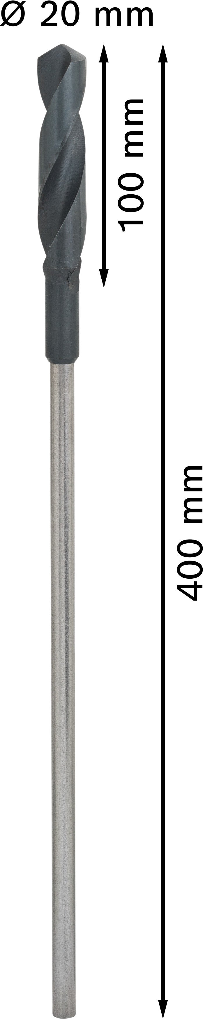 BROCA DE FORMA/INSTALAÇÃO Bosch, 20 mm x 400 mm