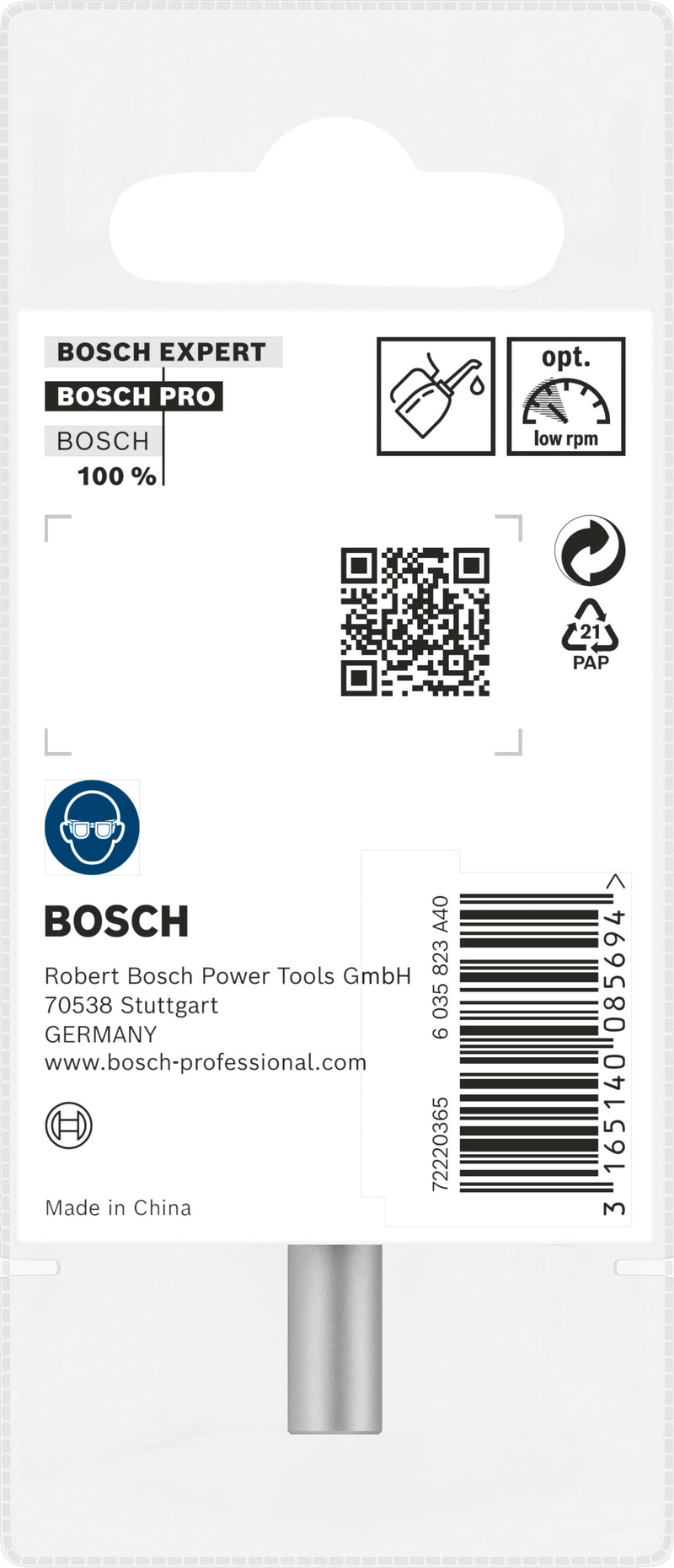 Bosch Countersink BIt, 10mm,M5,40mm x 8mm