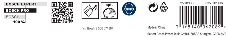 Bosch HSS-G DRILL LONG 4.5MM X 126MM